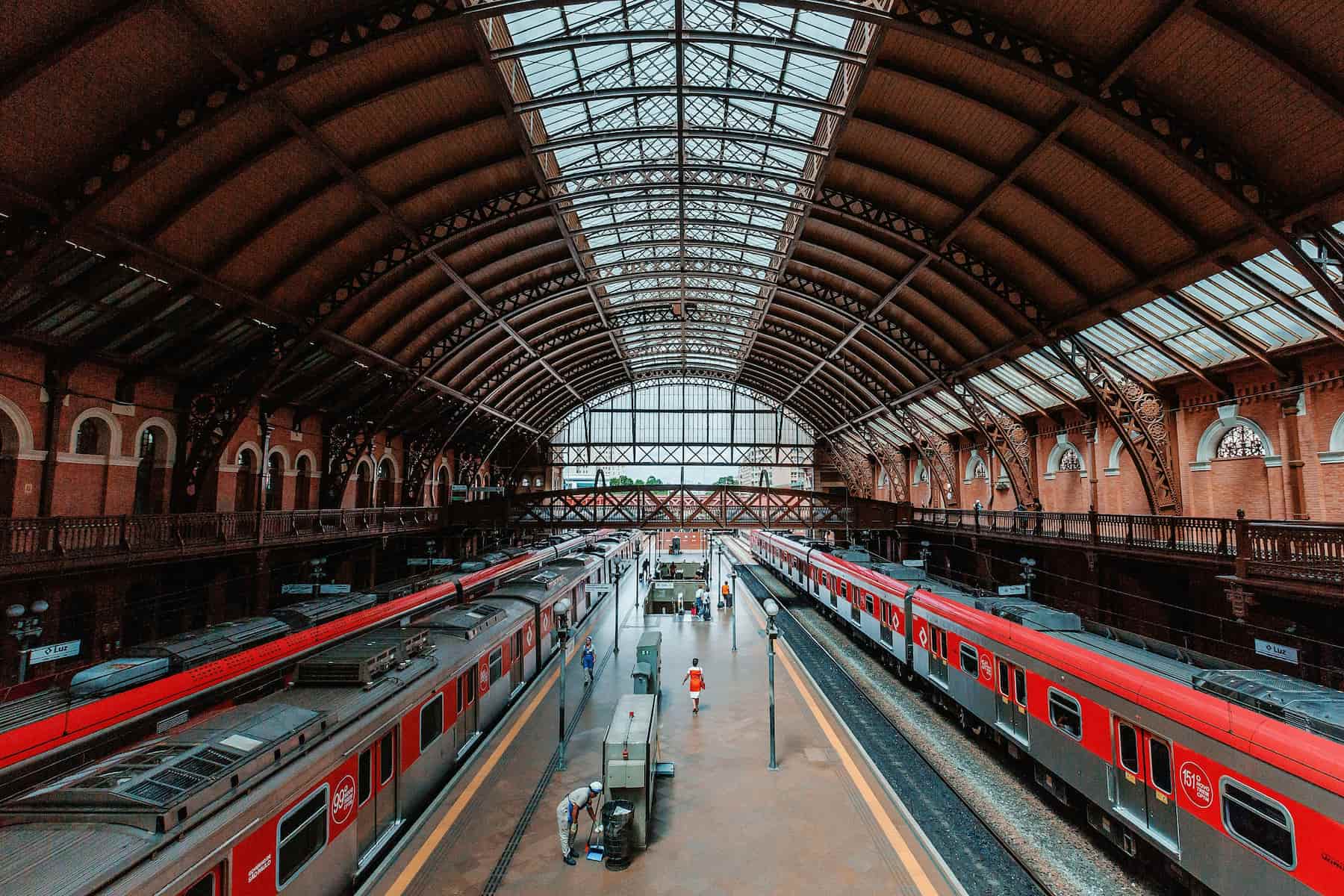 imagem da estação de trem 